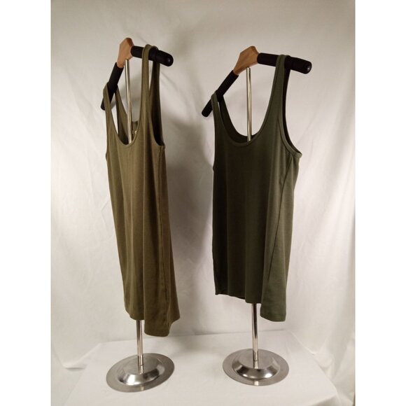 Old Navy Olive Green & Sage Green Slim Fit First Layer Tank Top Size Large - Picture 2 of 16